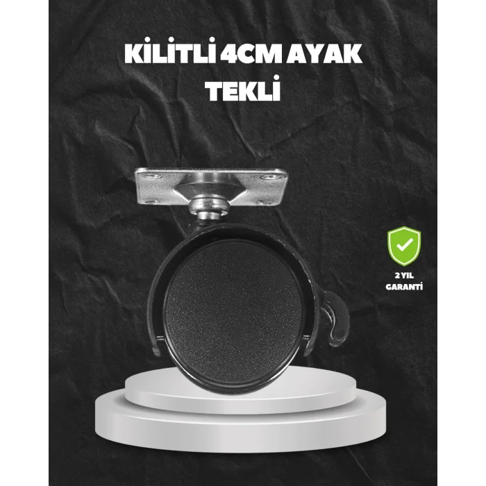 Kilitli 4 cm Evrensel Tekerlek Ayak Tek Adet