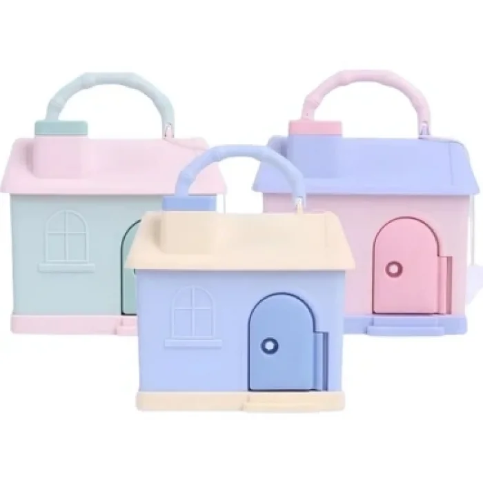 Kilitli Plastik Ev Kumbara Kız Çocuk Erkek Çocuk Oyuncak Eğitici Oyuncaklar(177)