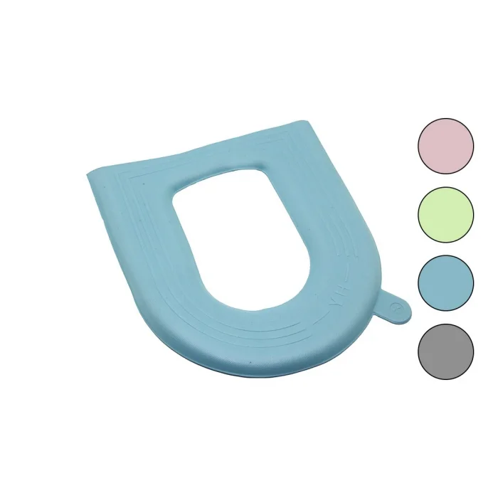 KLOZET OTURAK KILIFI DÜZ RENKLİ EVA PED OTURAK KALDIRMA KULAKLI YAPIŞKANLI (5047)