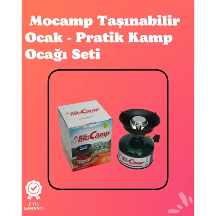 Kolay Ayarlanabilir Alevli ve Güvenli Metal Kamp Ocağı