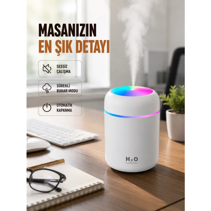 Kompakt Boyutlu Nemlendirici – 30-45ml/h Buhar Kapasiteli