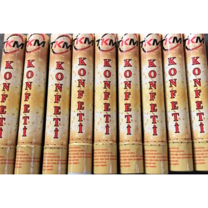 KONFETİ KARNAVAL METALİK RENKLİ 30CM (5047)