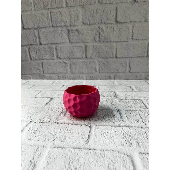 Küçük Boy Mor Saksı 5 cm Şık ve Minimal Dekoratif Tasarım