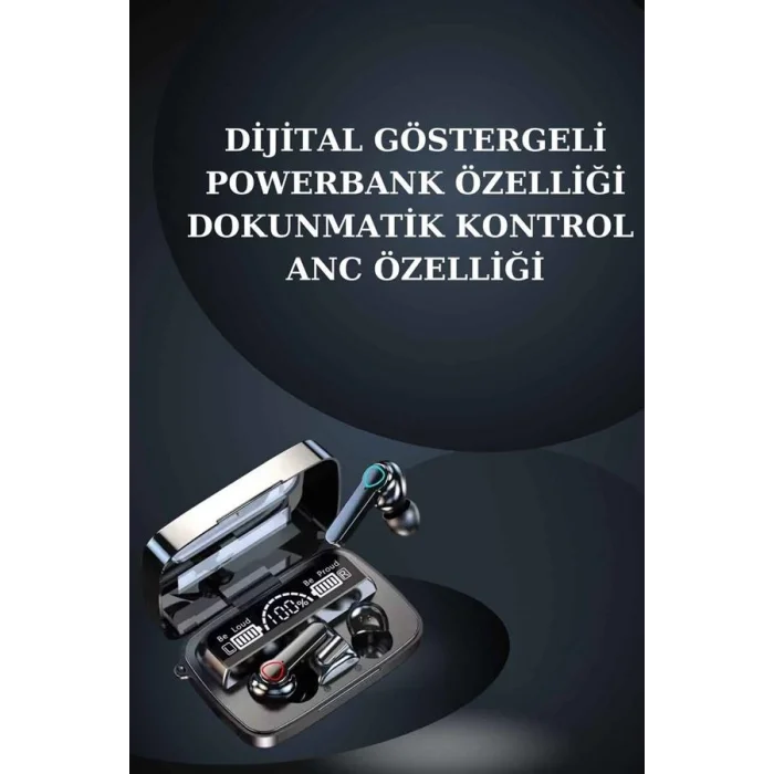 Kulak İçi Kablosuz Bluetooth Kulaklık ve NFC ve GPS Özellikli Akıllı Saat Alarm ve Titreşim