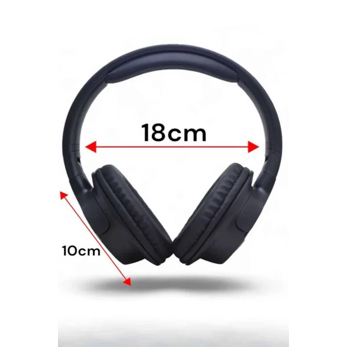 Kulak Üstü Bluetooth Kulaklık Ayarlanabiilir Uzun Pil Ömrü Kablosuz 5.0 Bluetooth