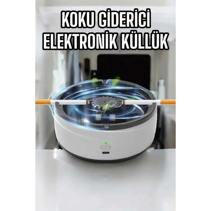 Küllük Duman Giderici Temizlenebilir Elektronik Pilli