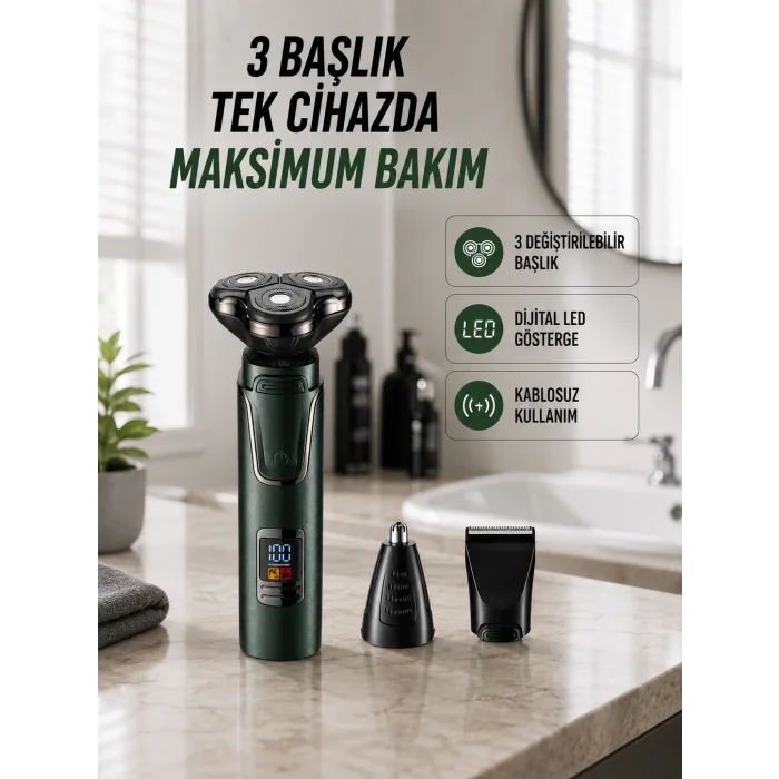 Kuru Kullanıma Uygun Erkek Tıraş Makinesi