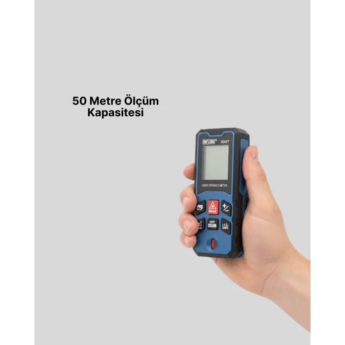 Lazer Metre 50 MT Hassas ve Hızlı Ölçüm Özellikli Yeni Nesil