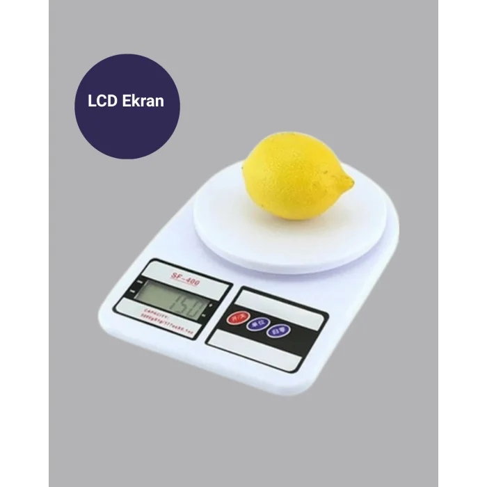 LCD Ekranlı Hassas Dijital Mutfak Terazisi – 5kg Kapasite, 1g Hassasiyet Yeni Nesil