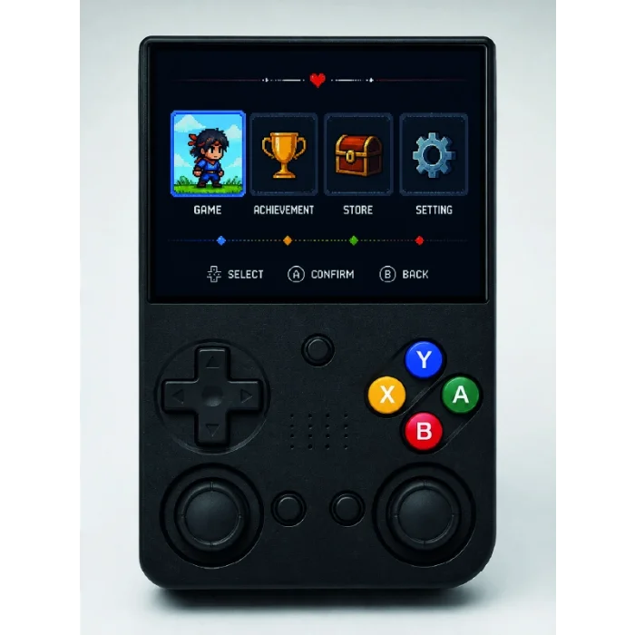 LCD Retro Oyun Konsolu TV Bağlantı Destekli Çift Analog Joystick El Tipi Konsol