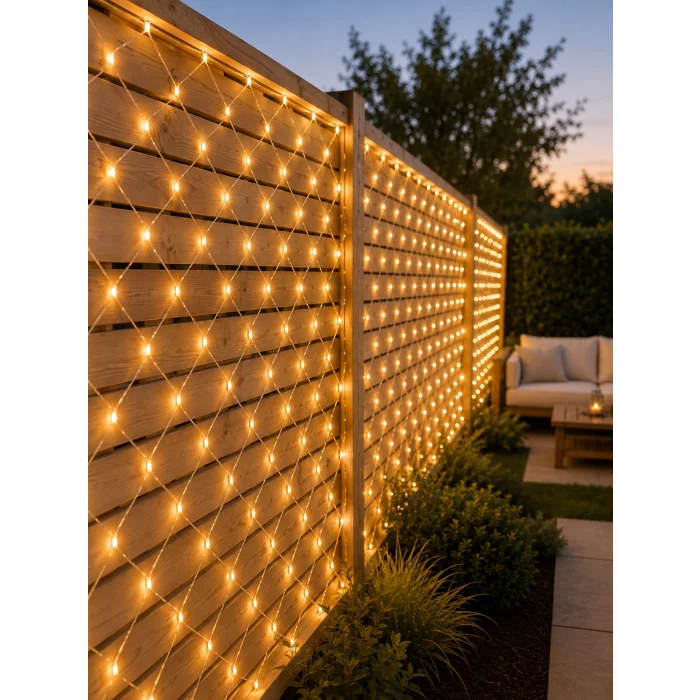 LED Ağ Işık Dekoratif File Aydınlatma Balkon Oda ve Bahçe Süsleme Yeni Nesil