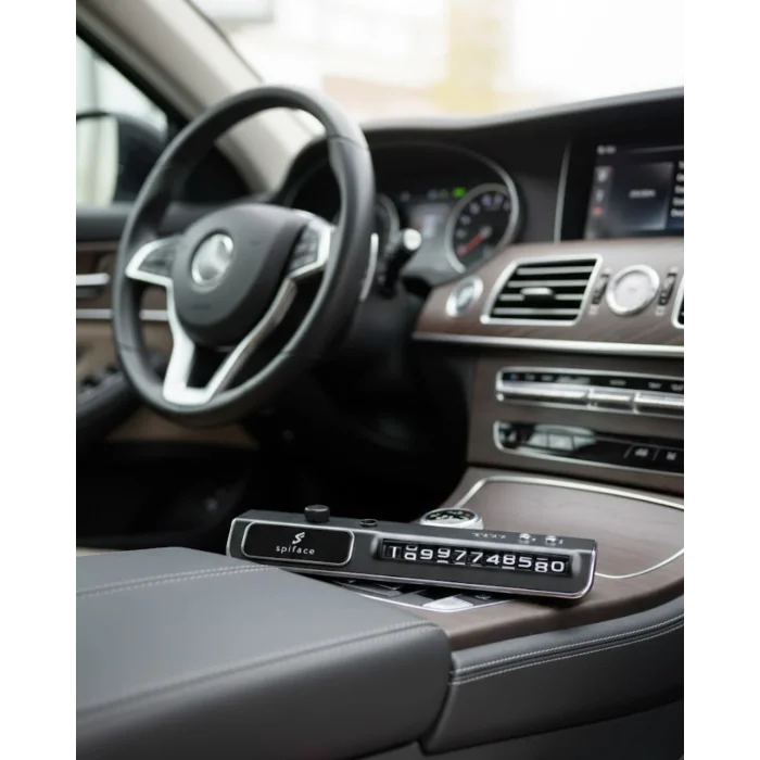 LED Ekranlı Nemlendirici Araç Park İletişim Numarası Gösterici