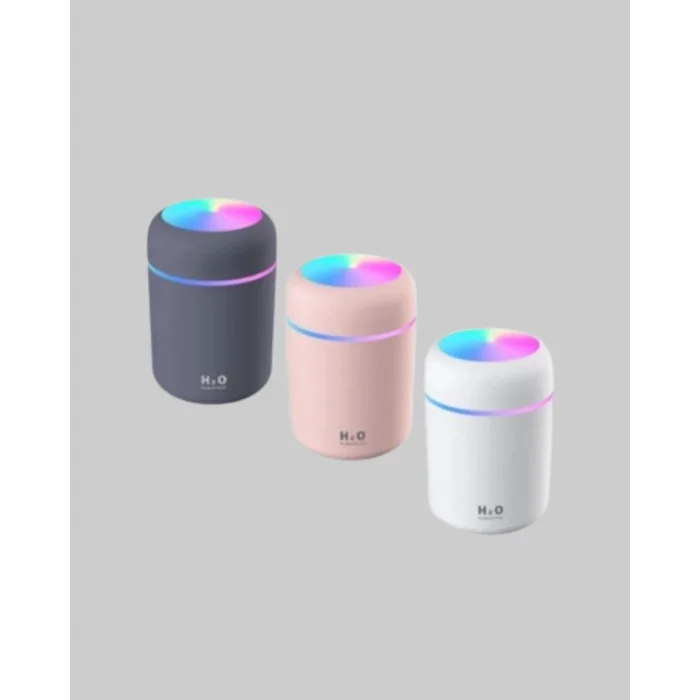 LED Işıklı USB Nemlendirici – Sürekli ve Aralıklı Püskürtme Modu