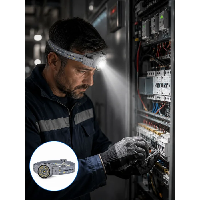 LED Kafa Feneri Eller Serbest Kullanım İçin Güçlü Işık Kaynağı