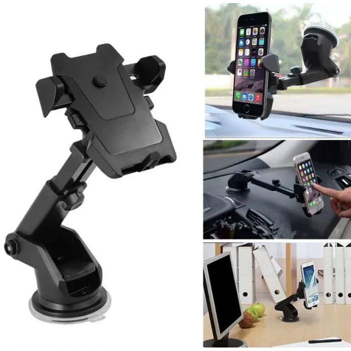 Long Neck One Touch Car Mount Araç İçi Telefonu Tutucu (5047)