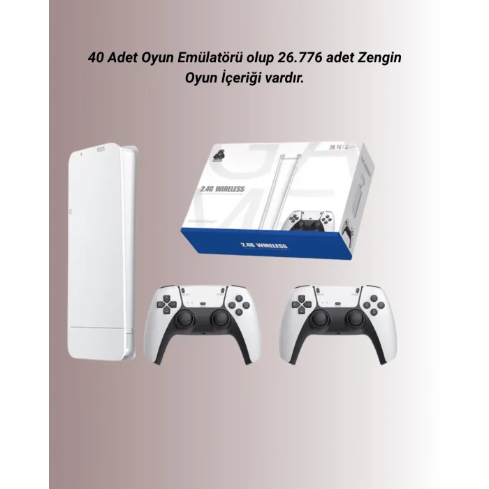 M15 Retro Konsol – 20.000 Oyunlu, Çift Gamepadli, 4K HDMI