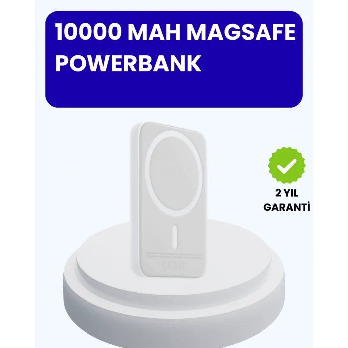 MagSafe Manyetik Powerbank iPhone İçin Hızlı, Kablosuz ve Güvenli Şarj