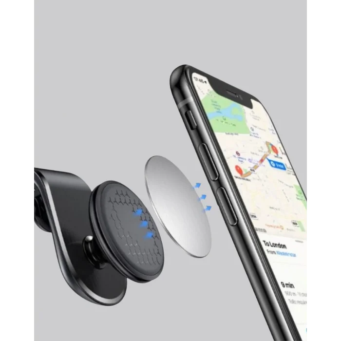 Manyetik Araç Telefon Tutucu – 360° Döner Kalorifer Petekli