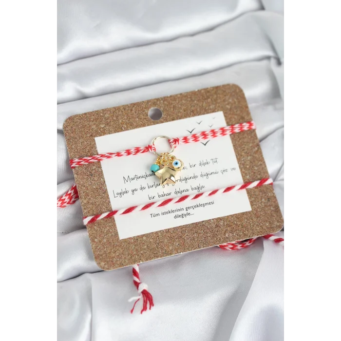 Marteniçka Bileklik 2li Nazar ve Yıldız Model