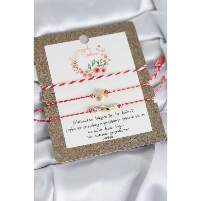 Marteniçka Bileklik 3lü Deniz Yıldızı Model