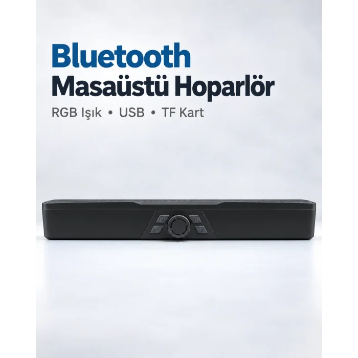 Masaüstü Soundbar Hoparlör Siyah