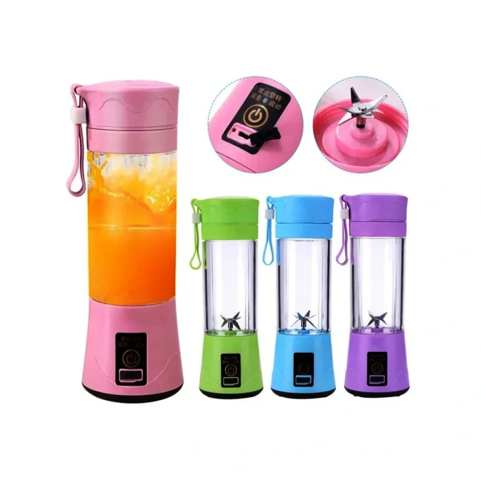 MATARA MODELİ TAŞINABİLİR USB ŞARJLI BLENDER 380ML. (5047)