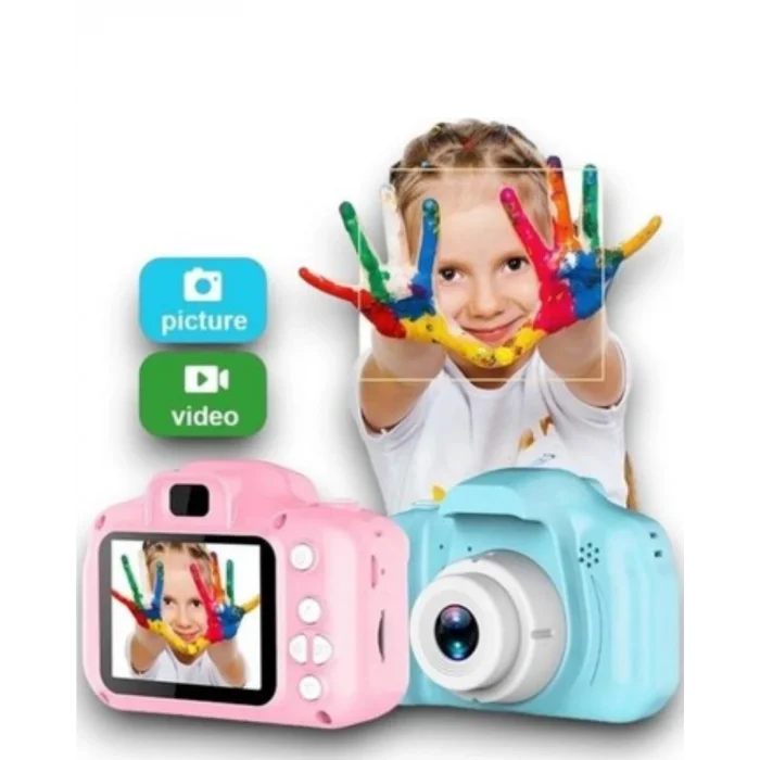 Mavi Mini HD Video Kamera Fotoğraf Çekimli Genişletilebilir Hafızalı Şarjlı Model