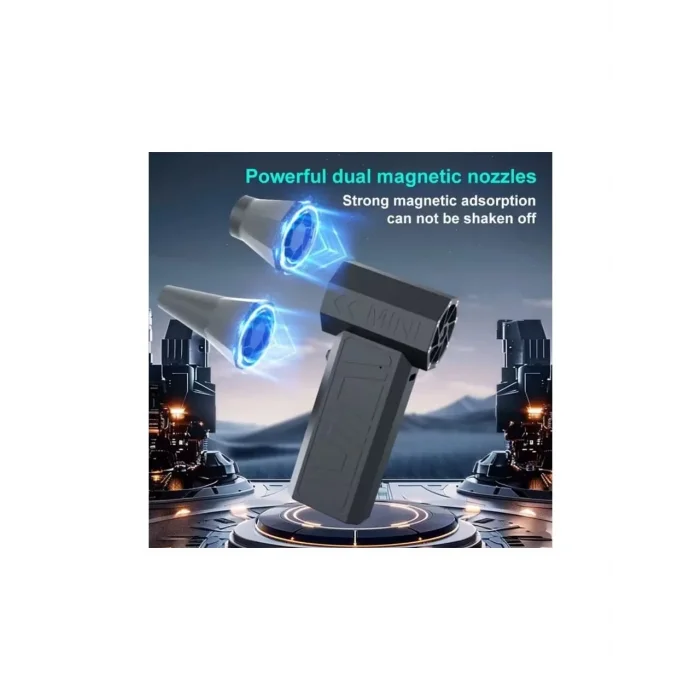 Mega Turbo Üfleyici Elektrikli Şiddetli Fan Hava Kompresör 130.000RPM Mangal Barbekü Fanı (5047)