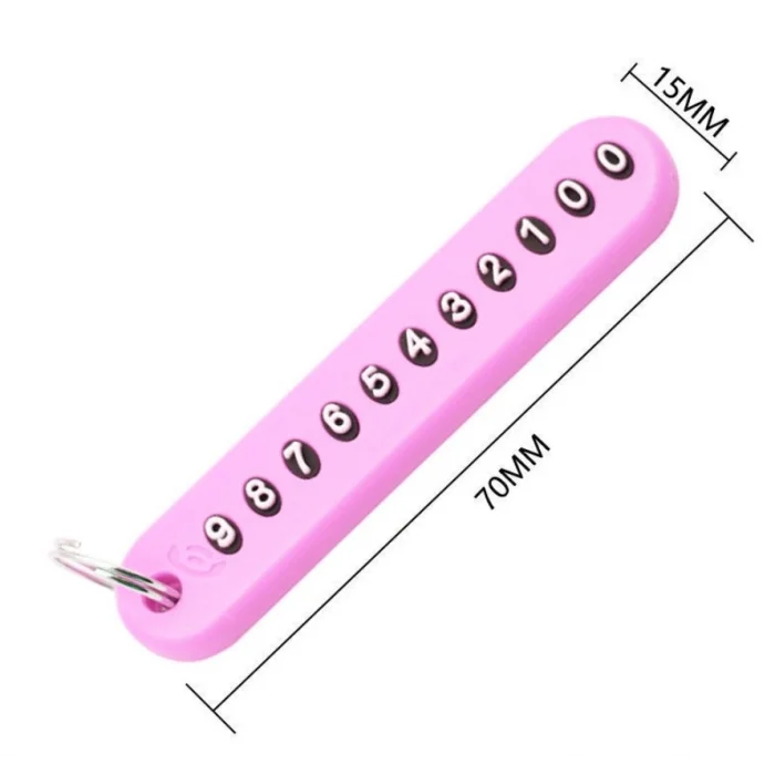 Mini Anahtarlık, Çanta, Araba İçin Çok Amaçlı Numaratör (5047)