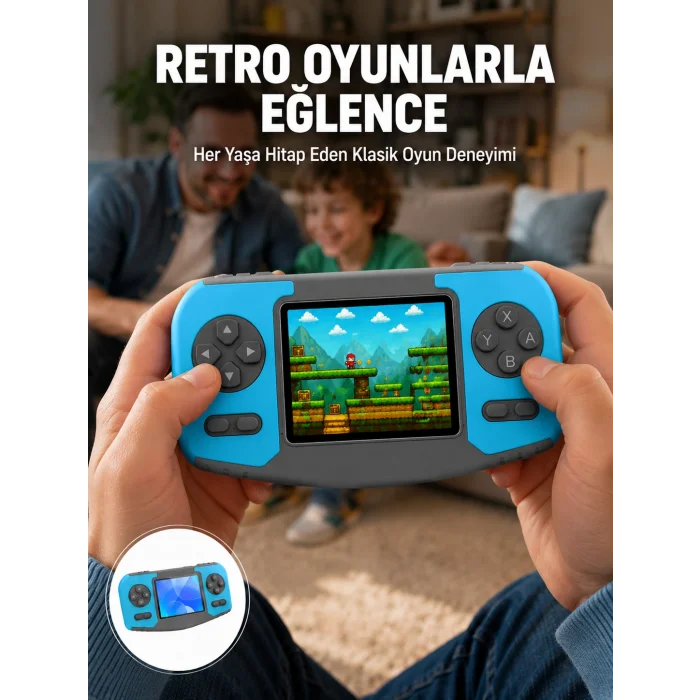 Mini Arcade Oyun Konsolu Hafif Taşınabilir Çocuk Hediyelik