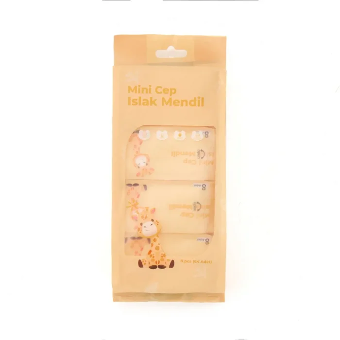 Mini Cep Islak Mendil Günlük Pratik 8'li Paket (5047)