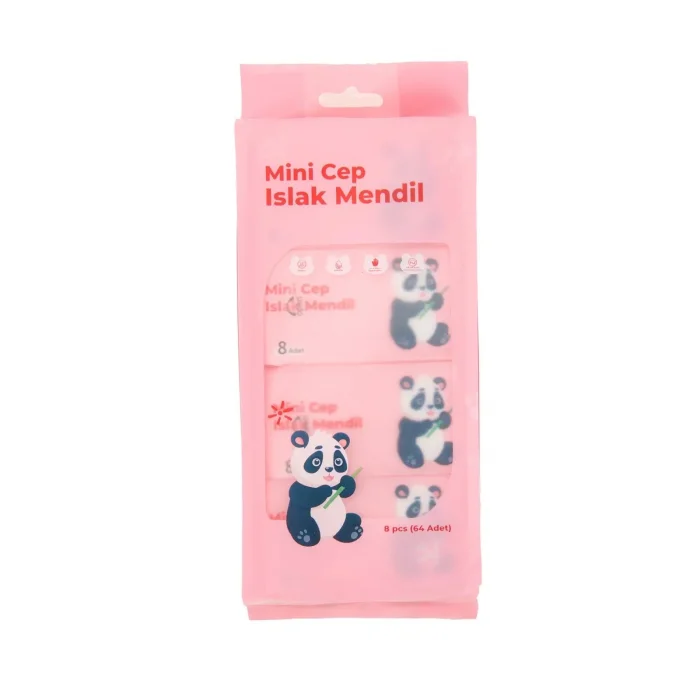 Mini Cep Islak Mendil Günlük Pratik 8'li Paket (5047)