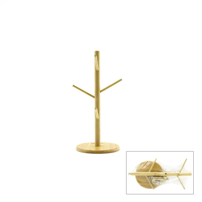 MİX ALTLIK =YUVARLAK - KARE BARDAK - FİNCAN ASACAK BAMBU - AHŞAP 35CM (5047)