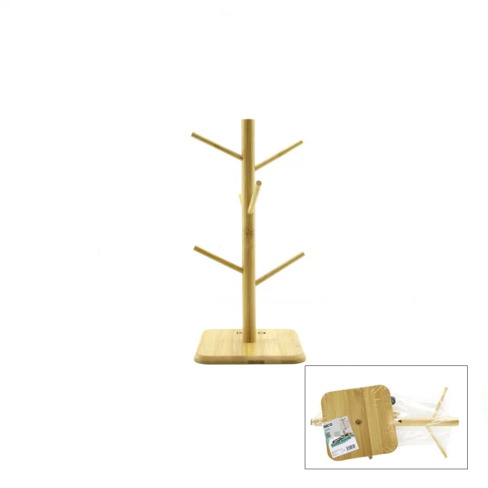 MİX ALTLIK =YUVARLAK - KARE BARDAK - FİNCAN ASACAK BAMBU - AHŞAP 35CM (5047)