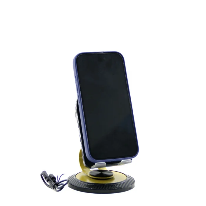 MOBILE PHONE 2IN1 BT SPEAKER HOPARLÖR = 5W ŞARJLI - MASA ÜSTÜ TELEFON TUTACAK = 360° DÖNEN STAND - OYNAR METAL AYAK (5047)