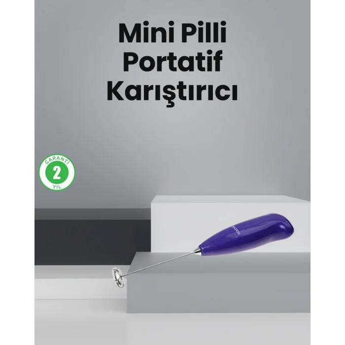 Mutfak İçin Mini El Mikseri – Kahve, Süt, Krema ve Sos Karıştırıcı