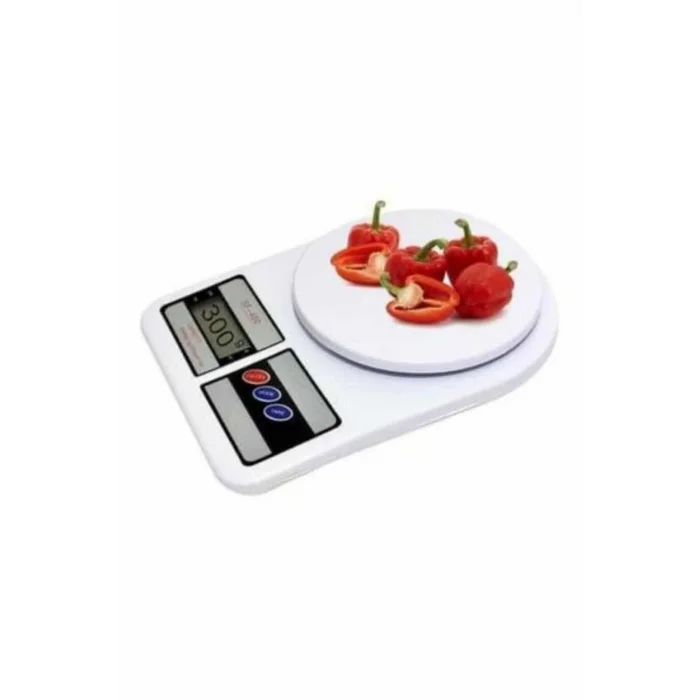 Mutfak Tartısı Dijital Göstergeli Hassas Tartı 10 Kg Kapasiteli