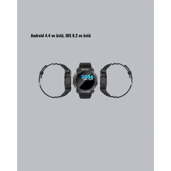 Nabız Ölçerli Akıllı Saat – Adım Sayar ve Kalori Ölçer Özellikli