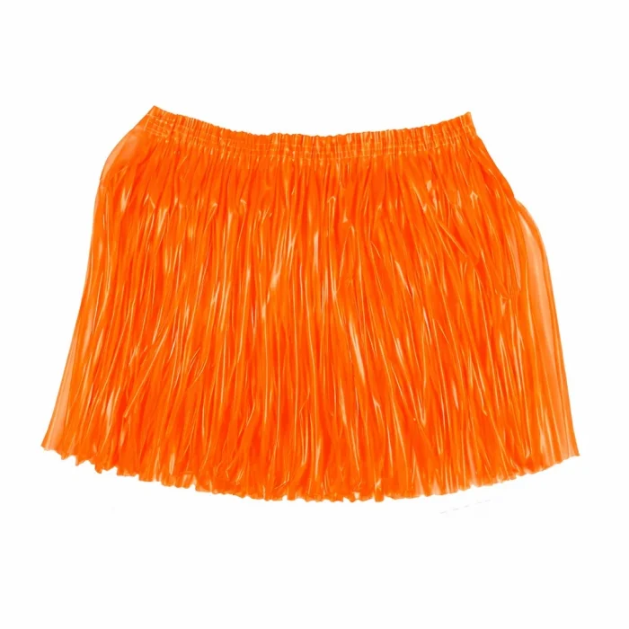 Neon Turuncu Hawaii Parti Eteği 40 cm (5047)