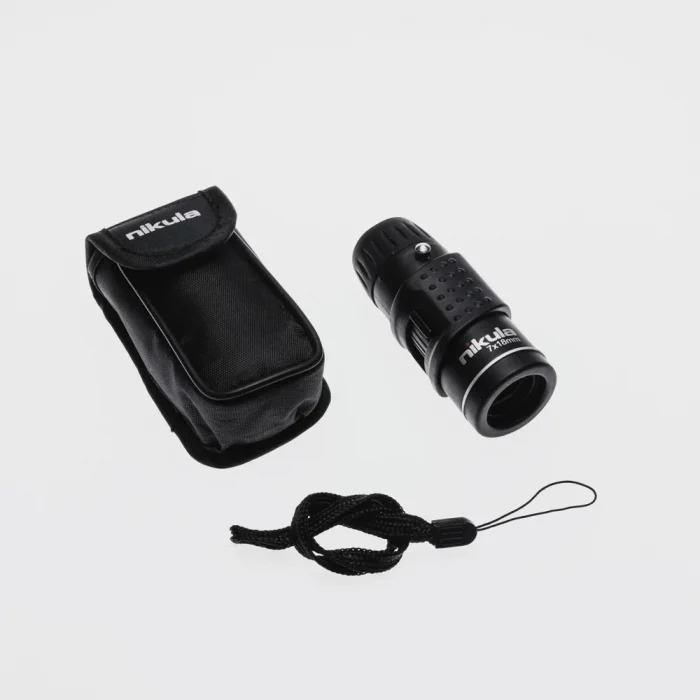 Nıkula 7x18  Avuç Içi  Kauçuk Kaplamalı Hd Optik, Cepte Taşınan Mini Monoküler