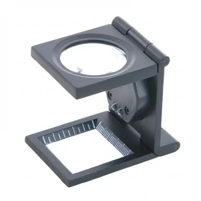 Nikula25x25 Mm Full çelik Kaplı Katlamalı Büyüteç Th9005b