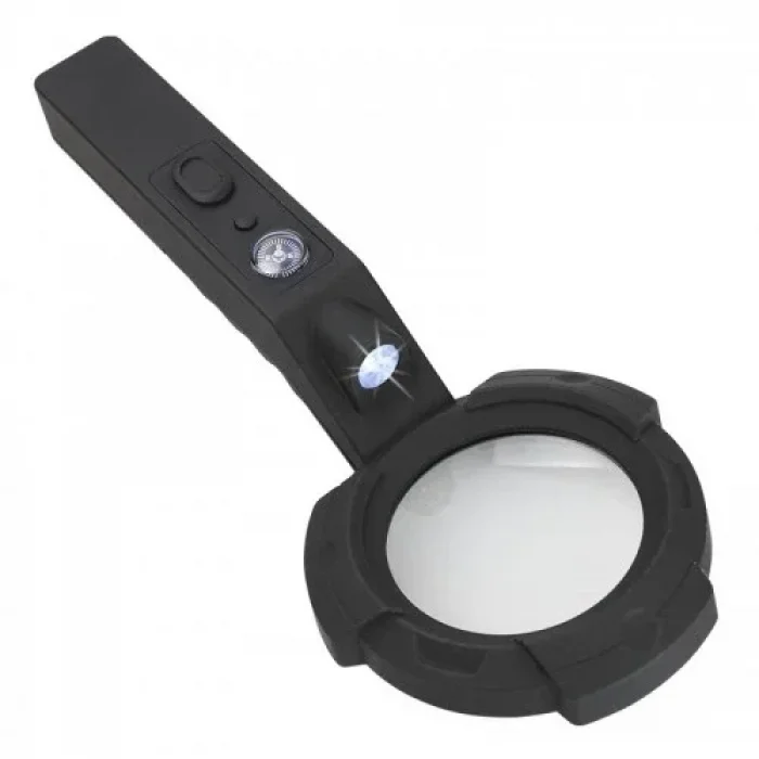 Nikula7 Led Aydınlatma,fener,pusula,4x Büyütme Okuma Büyüteç  Th600557