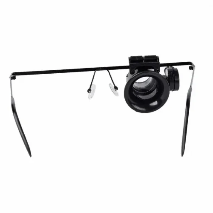 NikulaGözlük Model 20x16mm Optik Lens Led ışık Monoküler Büyüteç