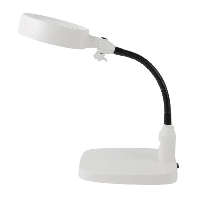 NikulaMasaüstü 10X Led Işıklı Büyüteç Okuma El Sanatları Onarım Büyüteç 7765