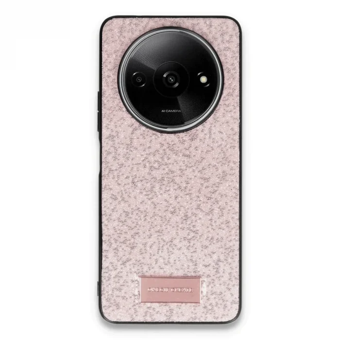 Onegif Xiaomi Redmi A3 4g Bright Simli Kapak - Pembe