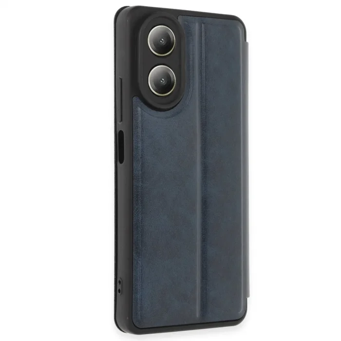 Oppo A38 Kılıf Flip Cover - Lacivert