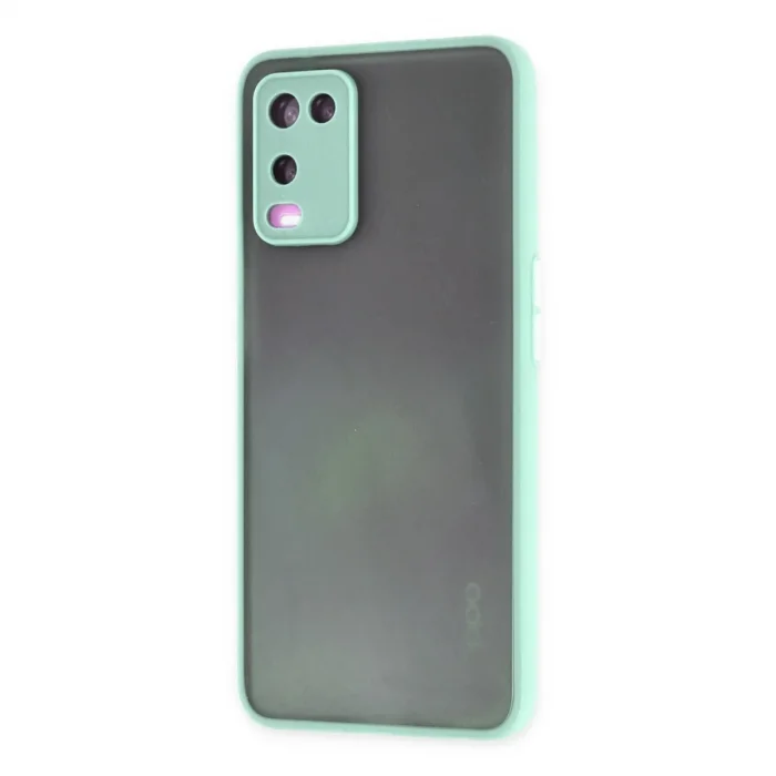 Oppo A54 4g Kılıf Montreal Silikon Kapak - Turkuaz