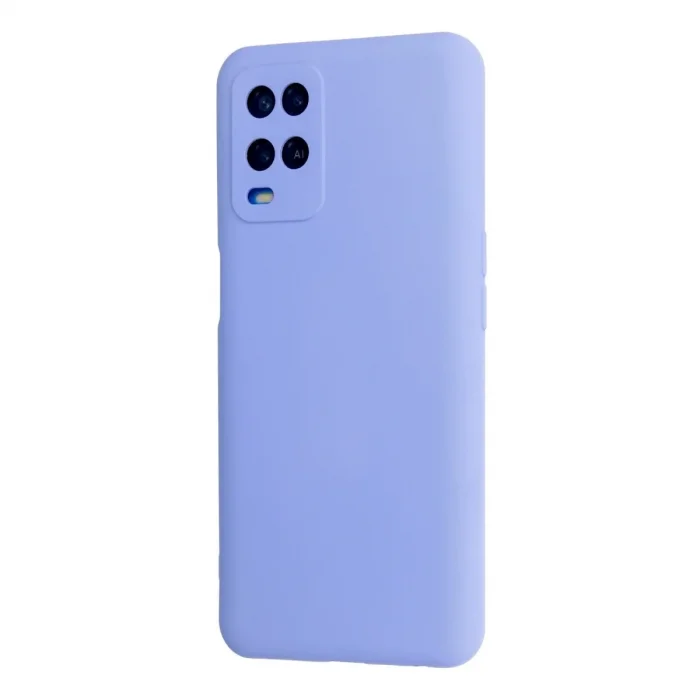 Oppo A54 4g Kılıf Nano İçi Kadife Silikon - Lila
