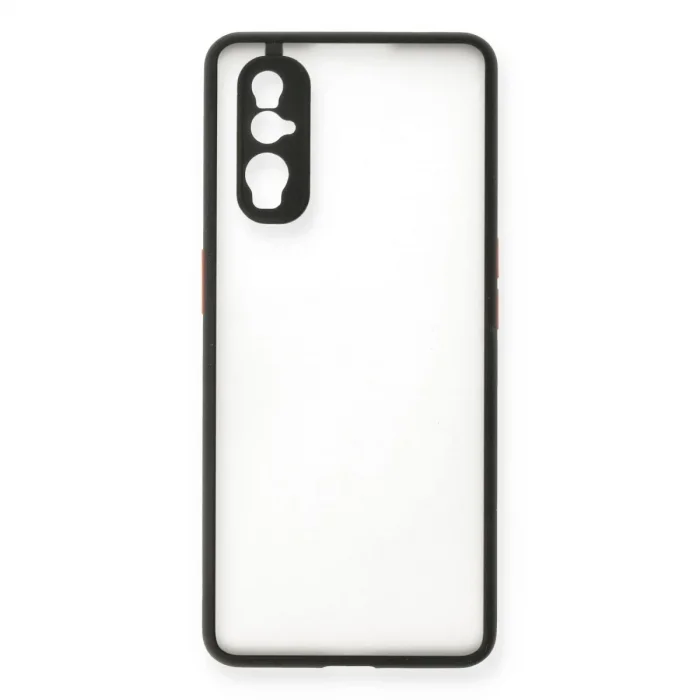 Oppo Find X2 Kılıf Montreal Silikon Kapak - Siyah