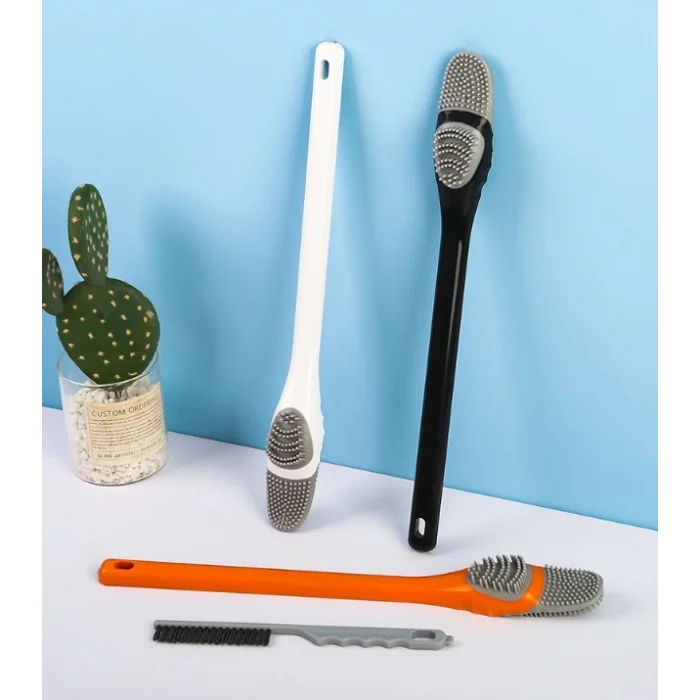 Ördek Tasarımlı Silikon Tuvalet ve İnce Detay Fırçası (5047)